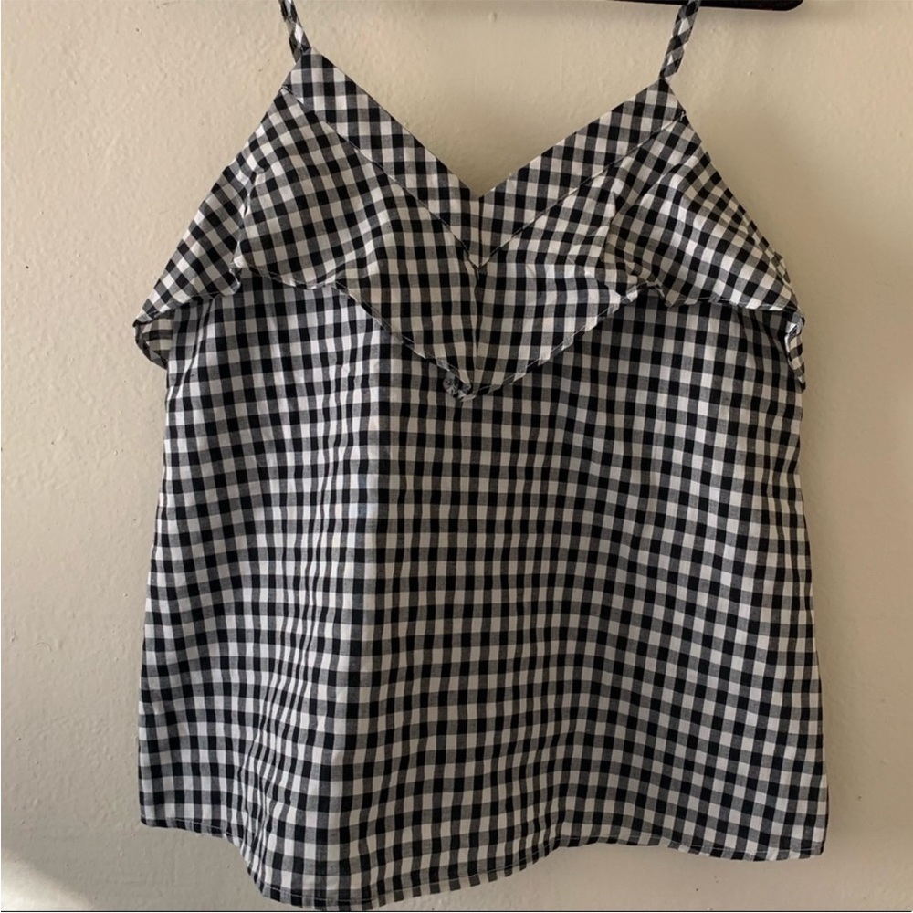 Doe & Rae Gingham Tank Top
